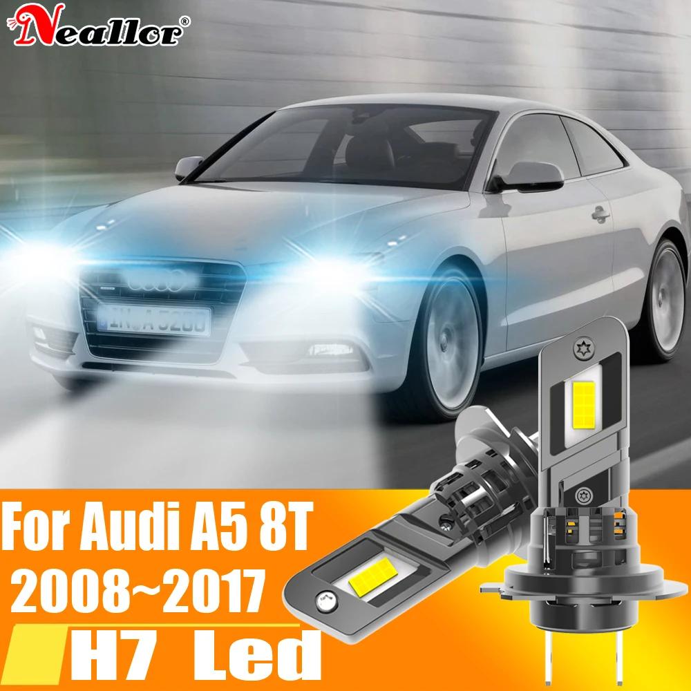 Audi A5 8T 2008  2017   LED Ʈ Canbus, H7 ڵ ,  , 6000K ,  ̿ , 12V 55W, 2 
